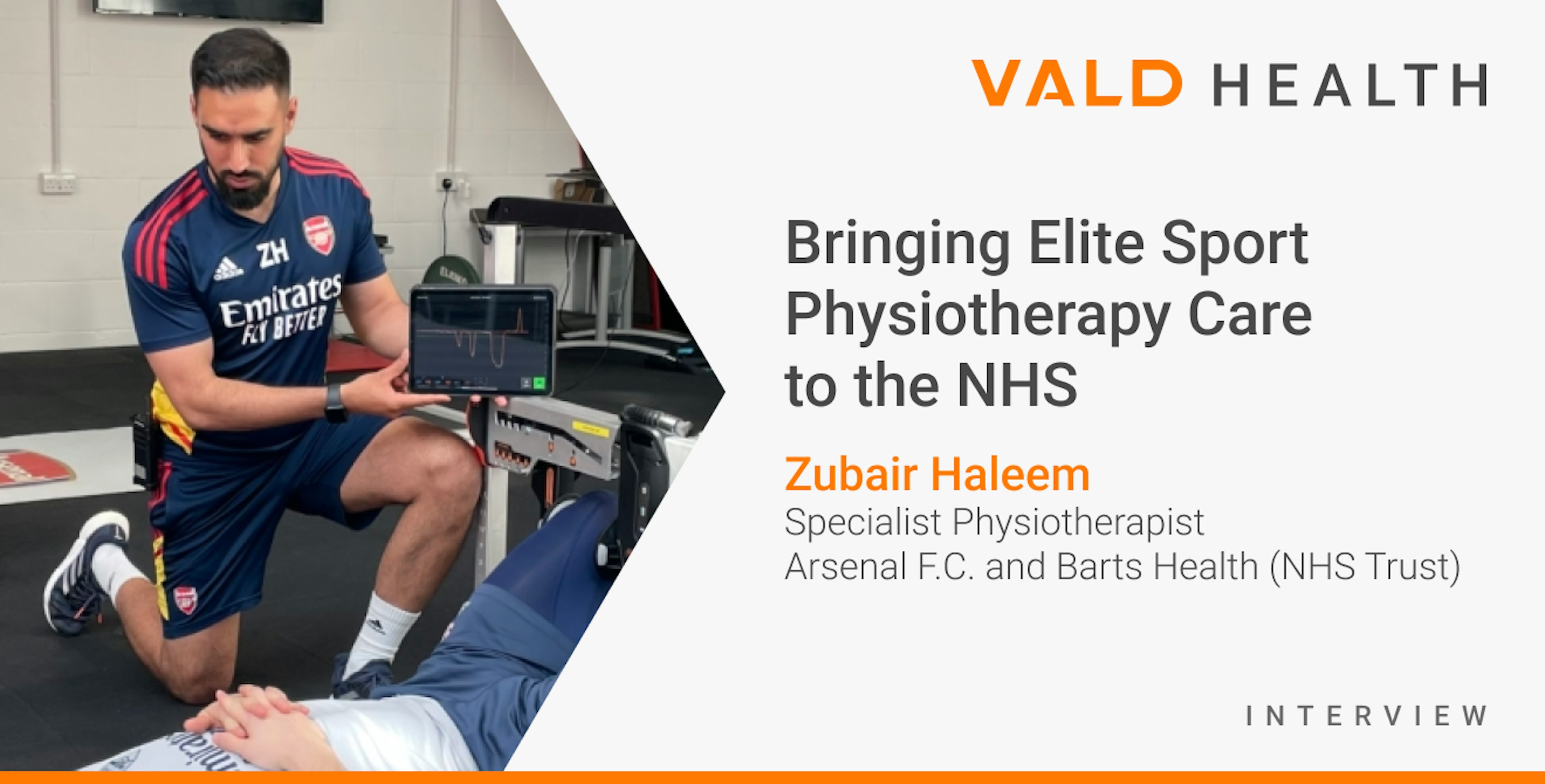 Zubair Haleem: Specialist Physiotherapist - Arsenal F.C and Barts Health (NHS Trust)