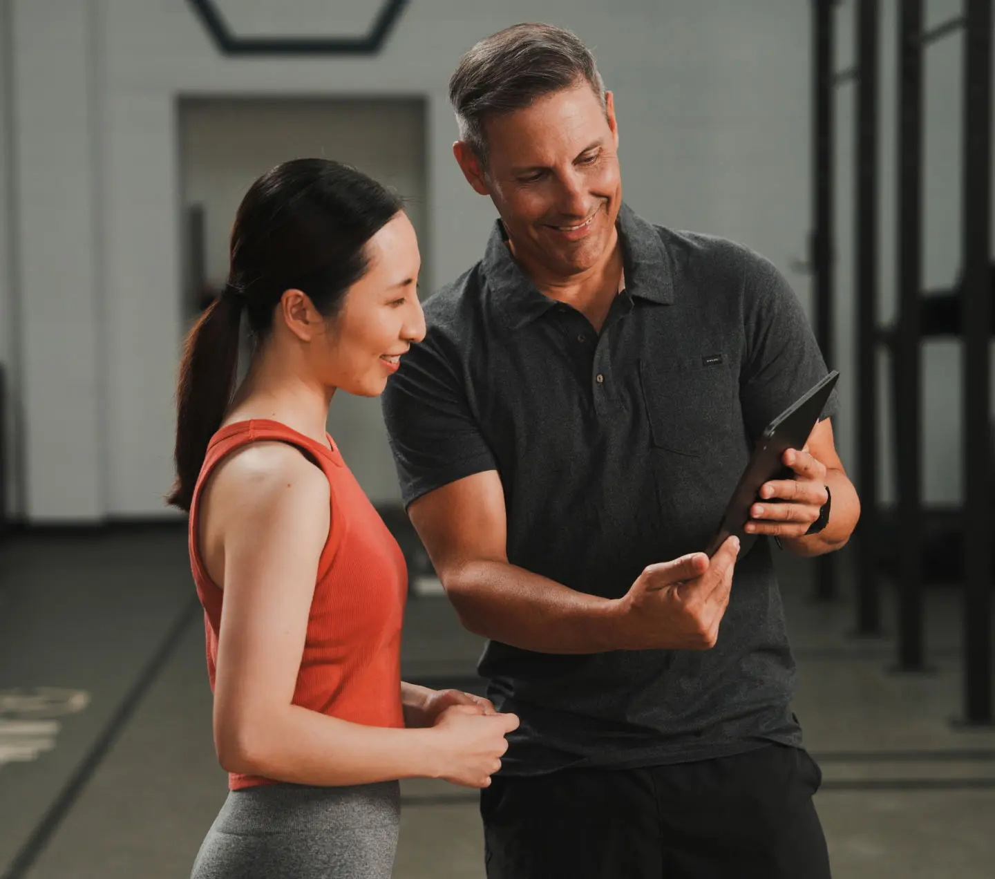 Practitioner advising patient