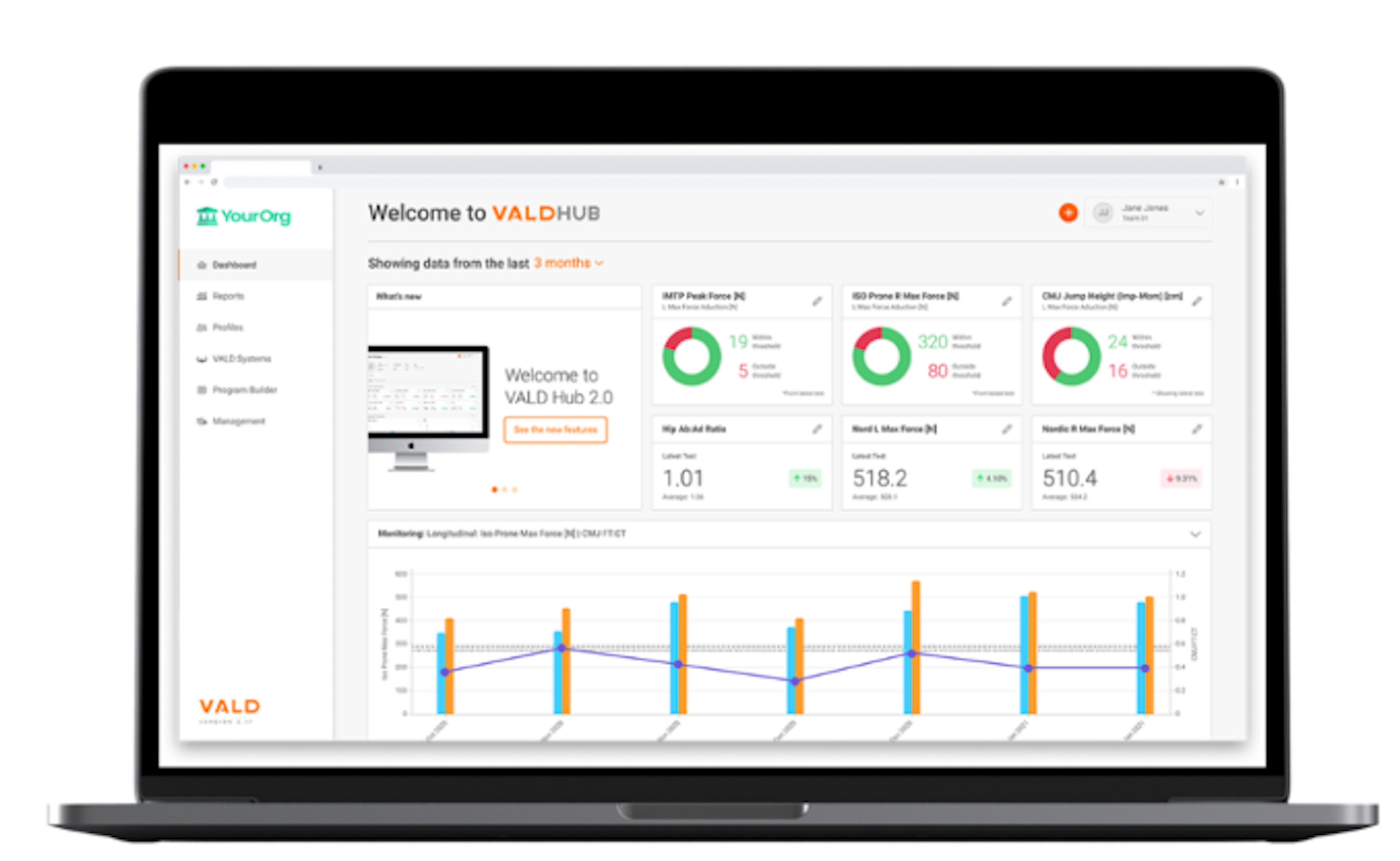 VALDHub: The central data and administration platform for VALD systems.